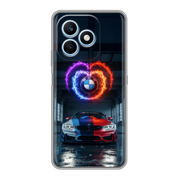 Силиконовый чехол на Honor X8d с принтом BMW БМВ Силиконовый чехол на Honor X8d с принтом BMW БМВ