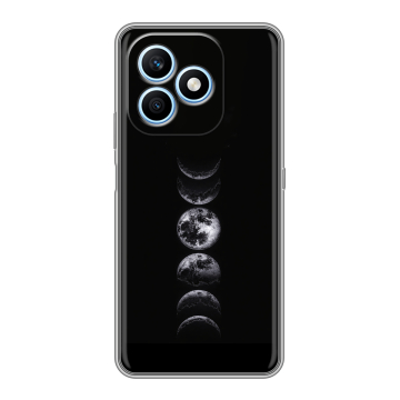 Силиконовый чехол на Honor X8d с принтом женский Силиконовый чехол на Honor X8d с принтом женский