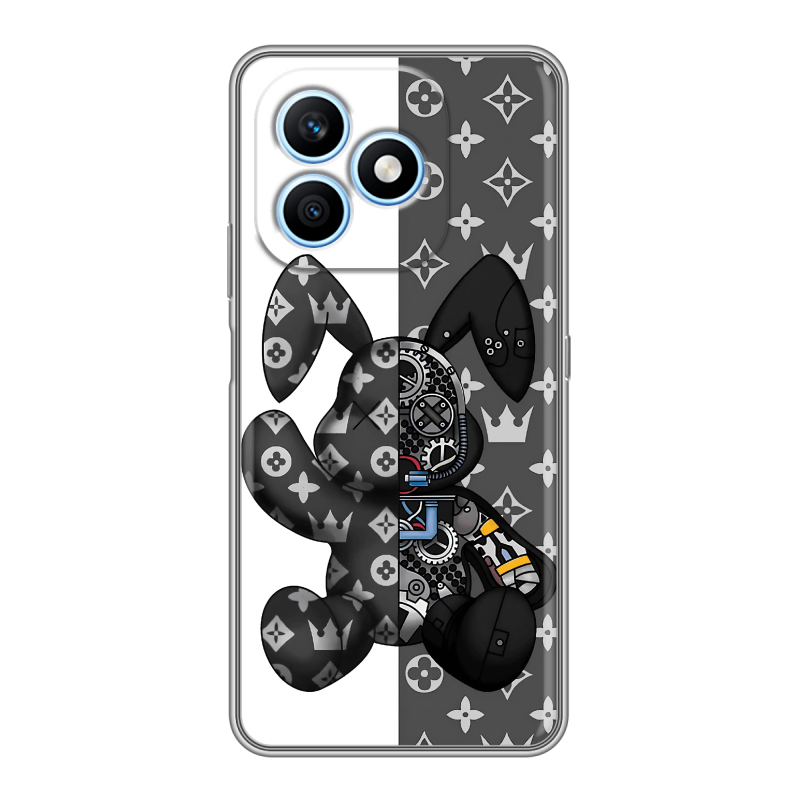Силиконовый чехол на Honor X8d с принтом Луи робот Силиконовый чехол на Honor X8d с принтом Луи робот
