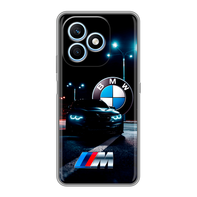 Силиконовый чехол на Honor X8d с принтом БМВ BMW Силиконовый чехол на Honor X8d с принтом БМВ BMW