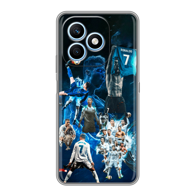 Силиконовый чехол на Honor X8d с принтом Реал Роналдо Силиконовый чехол на Honor X8d с принтом Реал Роналдо