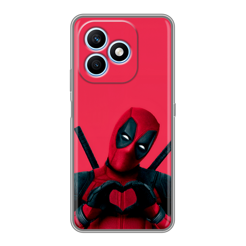 Силиконовый чехол на Honor X8d с принтом Дедпул Deadpool Силиконовый чехол на Honor X8d с принтом Дедпул Deadpool