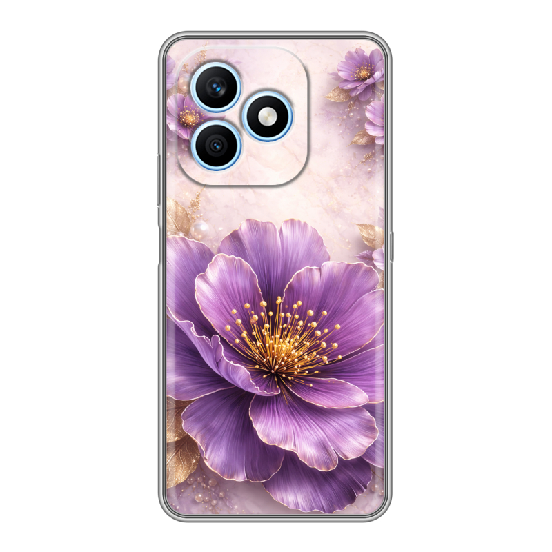 Силиконовый чехол на Honor X8d с принтом женский Силиконовый чехол на Honor X8d с принтом женский