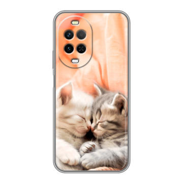 Силиконовый чехол на Huawei Nova 15 с принтом Котята Силиконовый чехол на Huawei Nova 15 с принтом Котята