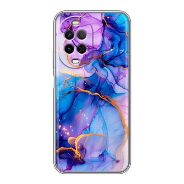 Силиконовый чехол на Huawei Nova 15 с принтом синий мрамор Силиконовый чехол на Huawei Nova 15 с принтом синий мрамор