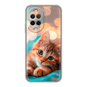 Силиконовый чехол на Huawei Nova 15 с принтом котик Силиконовый чехол на Huawei Nova 15 с принтом котик