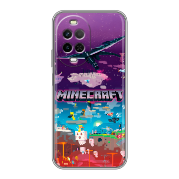 Силиконовый чехол на Huawei Nova 15 с принтом Майнкрафт Minecraft Силиконовый чехол на Huawei Nova 15 с принтом Майнкрафт Minecraft