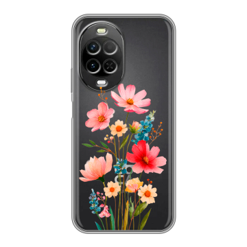 Силиконовый чехол на Huawei Nova 15 с принтом Цветы