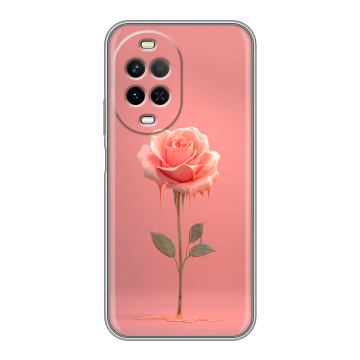 Силиконовый чехол на Huawei Nova 15 с принтом Розовая роза