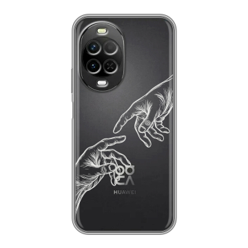 Силиконовый чехол на Huawei Nova 15 с принтом Сотворение мира
