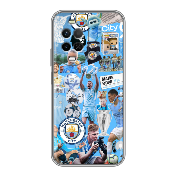 Силиконовый чехол на Huawei Nova 15 с принтом Man City Манчестер Сити