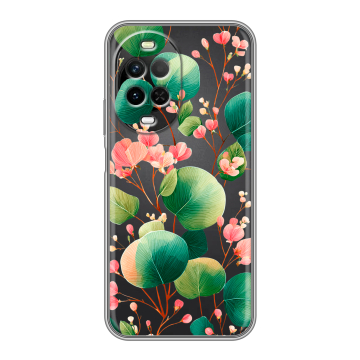 Силиконовый чехол на Huawei Nova 15 с принтом женский