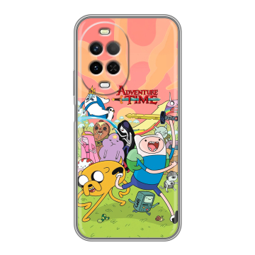 Силиконовый чехол на Huawei Nova 15 с принтом Adventure time Время приключений