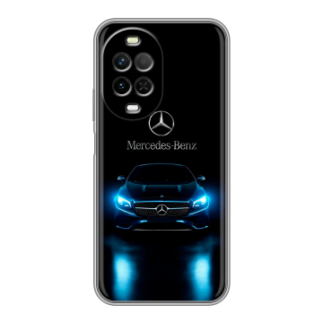 Силиконовый чехол на Huawei Nova 15 с принтом Mercedes Мерседес