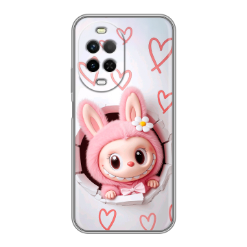 Силиконовый чехол на Huawei Nova 15 с принтом Labubu Лабубу