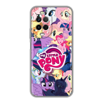 Силиконовый чехол на Huawei Nova 15 с принтом My little pony Дружба чудо