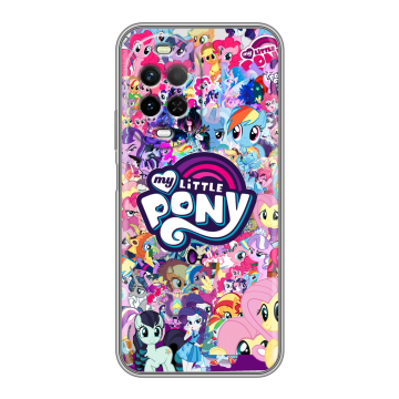 Силиконовый чехол на Huawei Nova 15 с принтом My little pony Дружба чудо Силиконовый чехол на Huawei Nova 15 с принтом My little pony Дружба чудо