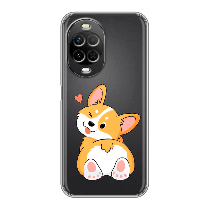 Силиконовый чехол на Huawei Nova 15 с принтом Корги Силиконовый чехол на Huawei Nova 15 с принтом Корги