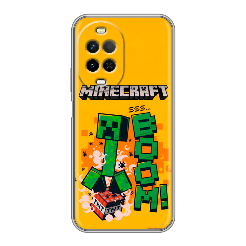 Силиконовый чехол на Huawei Nova 15 с принтом Майнкрафт Minecraft Силиконовый чехол на Huawei Nova 15 с принтом Майнкрафт Minecraft