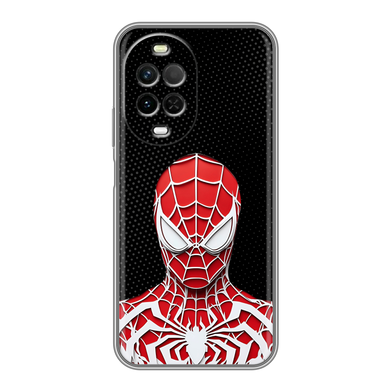 Силиконовый чехол на Huawei Nova 15 с принтом человек паук spiderman Силиконовый чехол на Huawei Nova 15 с принтом человек паук spiderman