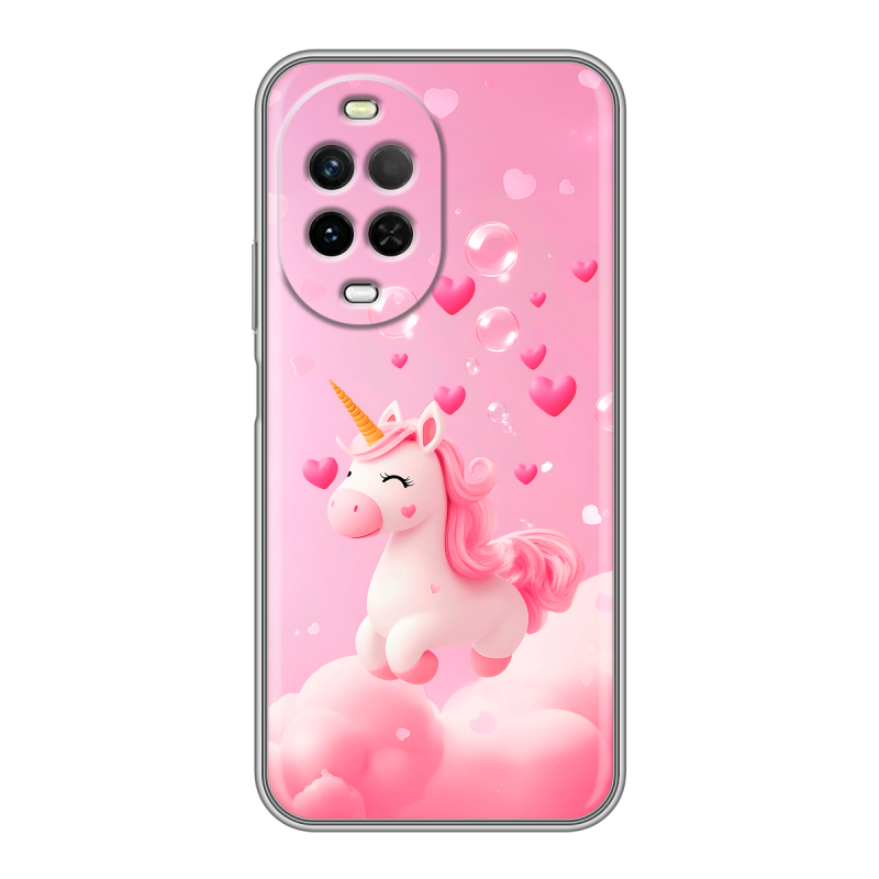 Силиконовый чехол на Huawei Nova 15 с принтом Единорог Силиконовый чехол на Huawei Nova 15 с принтом Единорог