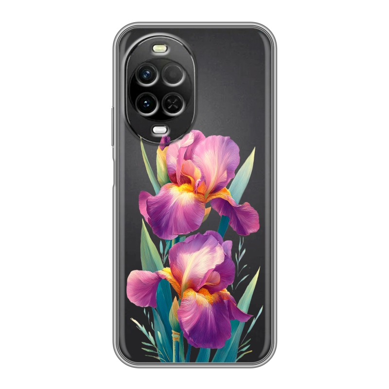 Силиконовый чехол на Huawei Nova 15 с принтом Цветы орхидеи Силиконовый чехол на Huawei Nova 15 с принтом Цветы орхидеи