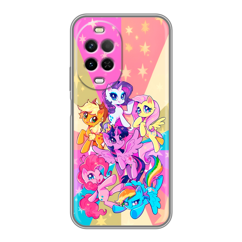 Силиконовый чехол на Huawei Nova 15 с принтом My little pony Дружба чудо Силиконовый чехол на Huawei Nova 15 с принтом My little pony Дружба чудо