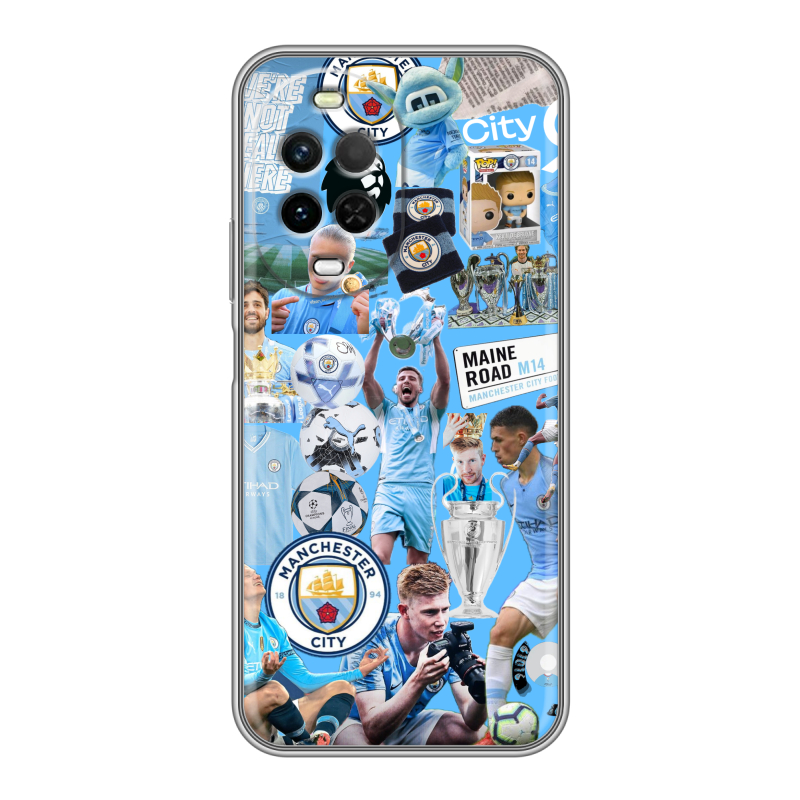 Силиконовый чехол на Huawei Nova 15 с принтом Man City Манчестер Сити Силиконовый чехол на Huawei Nova 15 с принтом Man City Манчестер Сити