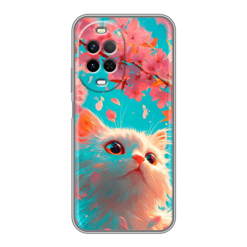 Силиконовый чехол на Huawei Nova 15 с принтом Красивый кот Силиконовый чехол на Huawei Nova 15 с принтом Красивый кот