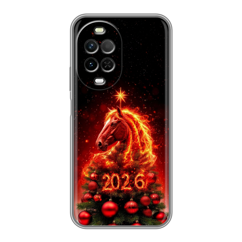 Силиконовый чехол на Huawei Nova 15 с принтом Новый год Силиконовый чехол на Huawei Nova 15 с принтом Новый год