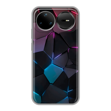 Силиконовый чехол на Huawei Nova 15 Pro с принтом Геометрия неона Силиконовый чехол на Huawei Nova 15 Pro с принтом Геометрия неона