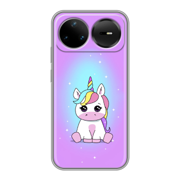 Силиконовый чехол на Huawei Nova 15 Pro с принтом Единорог Силиконовый чехол на Huawei Nova 15 Pro с принтом Единорог