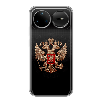 Силиконовый чехол на Huawei Nova 15 Pro с принтом Герб России Силиконовый чехол на Huawei Nova 15 Pro с принтом Герб России