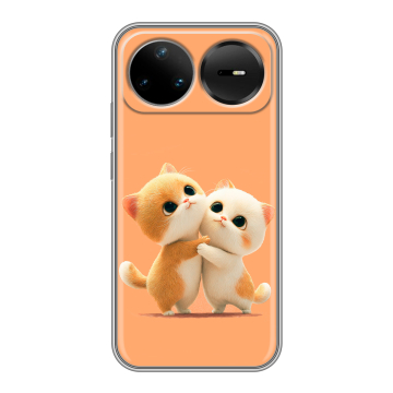 Силиконовый чехол на Huawei Nova 15 Pro с принтом Милые котики Силиконовый чехол на Huawei Nova 15 Pro с принтом Милые котики