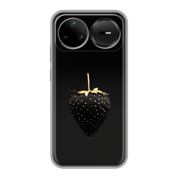 Силиконовый чехол на Huawei Nova 15 Pro с принтом Черная клубника Силиконовый чехол на Huawei Nova 15 Pro с принтом Черная клубника