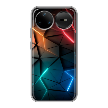 Силиконовый чехол на Huawei Nova 15 Pro с принтом Абстракция неон Силиконовый чехол на Huawei Nova 15 Pro с принтом Абстракция неон