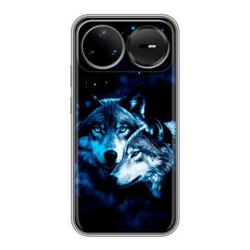 Силиконовый чехол на Huawei Nova 15 Pro с принтом Волки Силиконовый чехол на Huawei Nova 15 Pro с принтом Волки