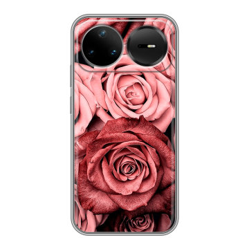 Силиконовый чехол на Huawei Nova 15 Pro с принтом Цветы розы Силиконовый чехол на Huawei Nova 15 Pro с принтом Цветы розы