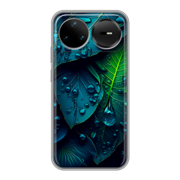 Силиконовый чехол на Huawei Nova 15 Pro с принтом Листья Силиконовый чехол на Huawei Nova 15 Pro с принтом Листья