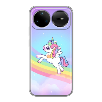Силиконовый чехол на Huawei Nova 15 Pro с принтом Единорог Силиконовый чехол на Huawei Nova 15 Pro с принтом Единорог