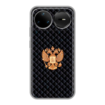 Силиконовый чехол на Huawei Nova 15 Pro с принтом Герб России принт Силиконовый чехол на Huawei Nova 15 Pro с принтом Герб России принт