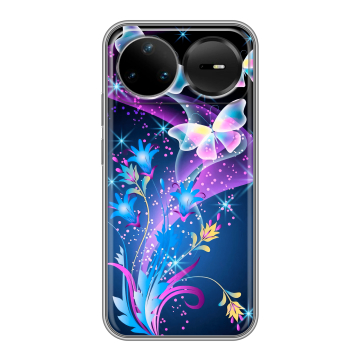 Силиконовый чехол на Huawei Nova 15 Pro с принтом Бабочки Силиконовый чехол на Huawei Nova 15 Pro с принтом Бабочки