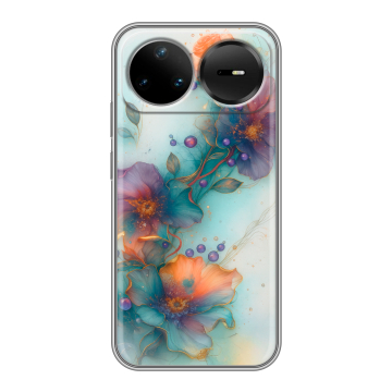 Силиконовый чехол на Huawei Nova 15 Pro с принтом Акварельные цветы Силиконовый чехол на Huawei Nova 15 Pro с принтом Акварельные цветы