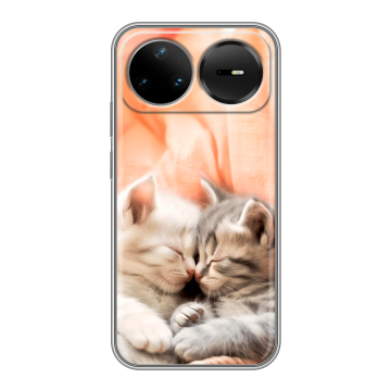 Силиконовый чехол на Huawei Nova 15 Pro с принтом Котята Силиконовый чехол на Huawei Nova 15 Pro с принтом Котята