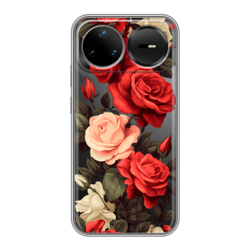 Силиконовый чехол на Huawei Nova 15 Pro с принтом Розы Силиконовый чехол на Huawei Nova 15 Pro с принтом Розы