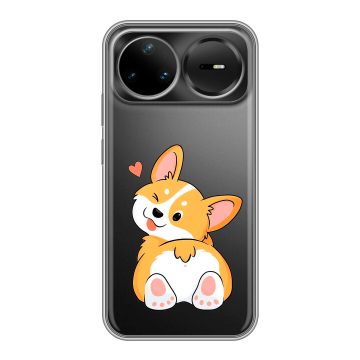 Силиконовый чехол на Huawei Nova 15 Pro с принтом Корги Силиконовый чехол на Huawei Nova 15 Pro с принтом Корги