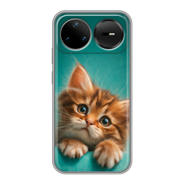 Силиконовый чехол на Huawei Nova 15 Pro с принтом котенок Силиконовый чехол на Huawei Nova 15 Pro с принтом котенок