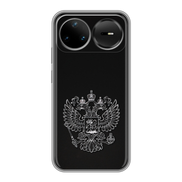 Силиконовый чехол на Huawei Nova 15 Pro с принтом Герб России