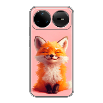 Силиконовый чехол на Huawei Nova 15 Pro с принтом милая лиса Силиконовый чехол на Huawei Nova 15 Pro с принтом милая лиса