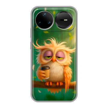 Силиконовый чехол на Huawei Nova 15 Pro с принтом сова Силиконовый чехол на Huawei Nova 15 Pro с принтом сова